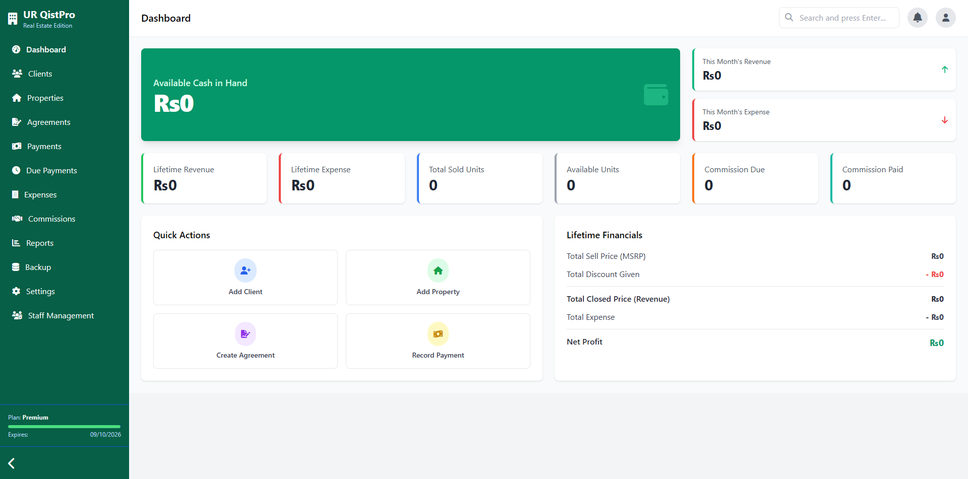 Real Estate Dashboard